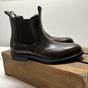 Salvatore Ferragamo Brown Leather Boots